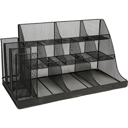 Ems Mind Reader ORGANIZER, 2TIER, BAMBOO, BLK EMSCMG2MESH